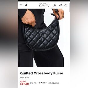 Buffbunny Collection Quilted Crossbody Purse